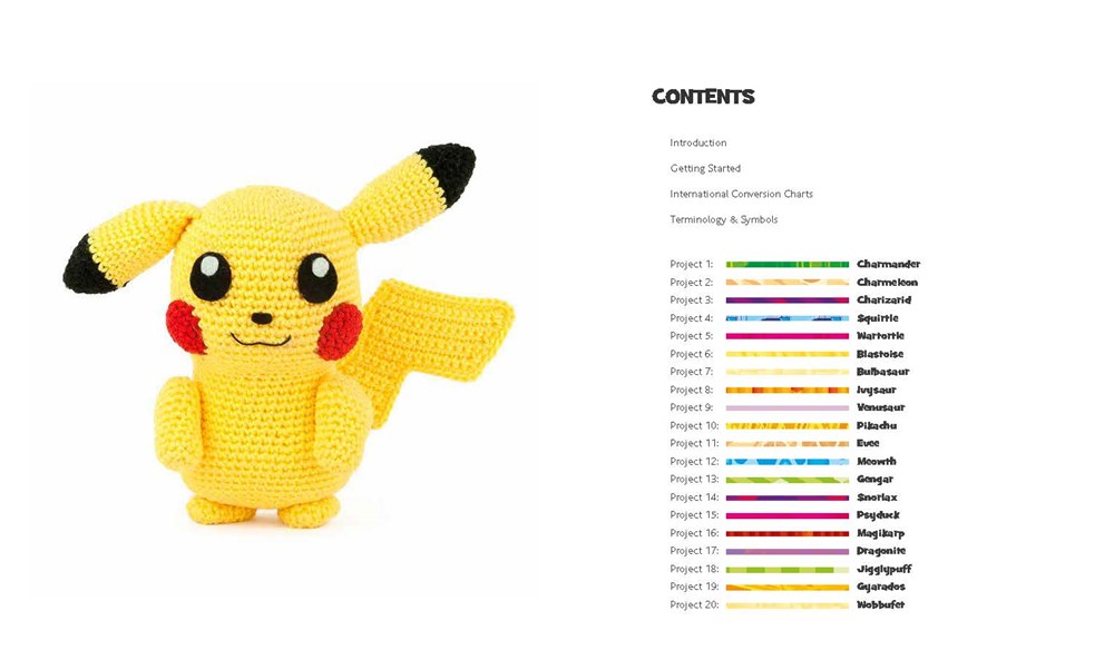 Pokémon Crochet: Bring your favorite Pokémon to life with 20 cute