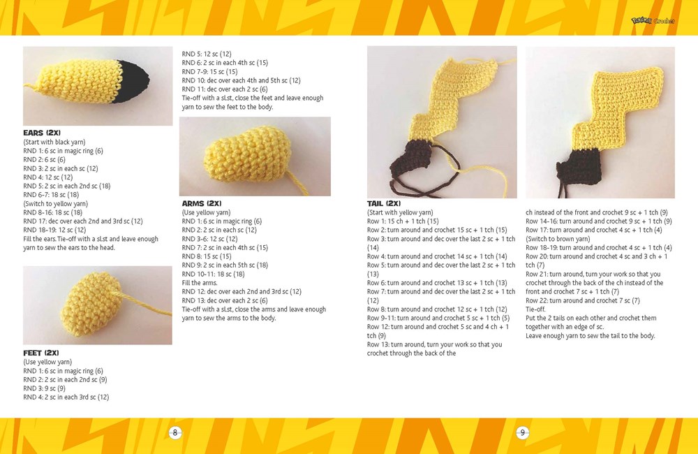 Pokémon Crochet Book: - Crafty