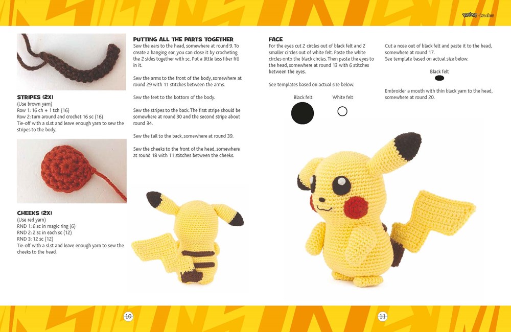 Pokémon Crochet: Bring your favorite Pokémon to life with 20 cute crochet  patterns